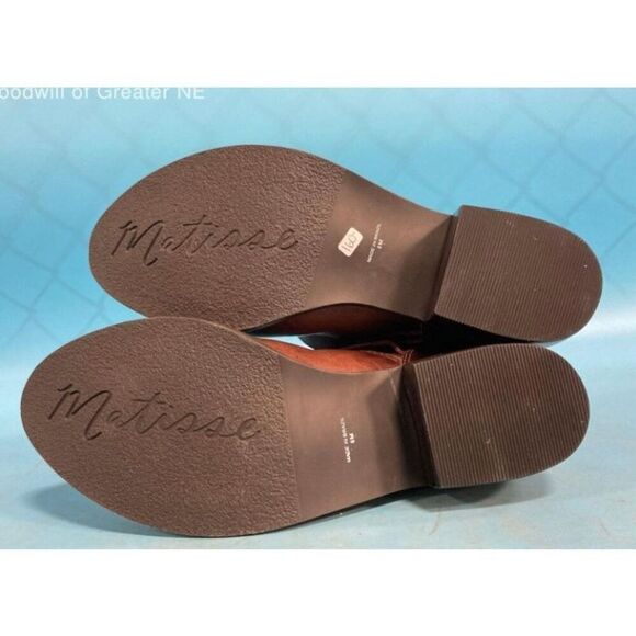 Matisse Women's Leather‎ Raiders Double Buckle Ankle Boots Size 8 - Picture 6 of 8